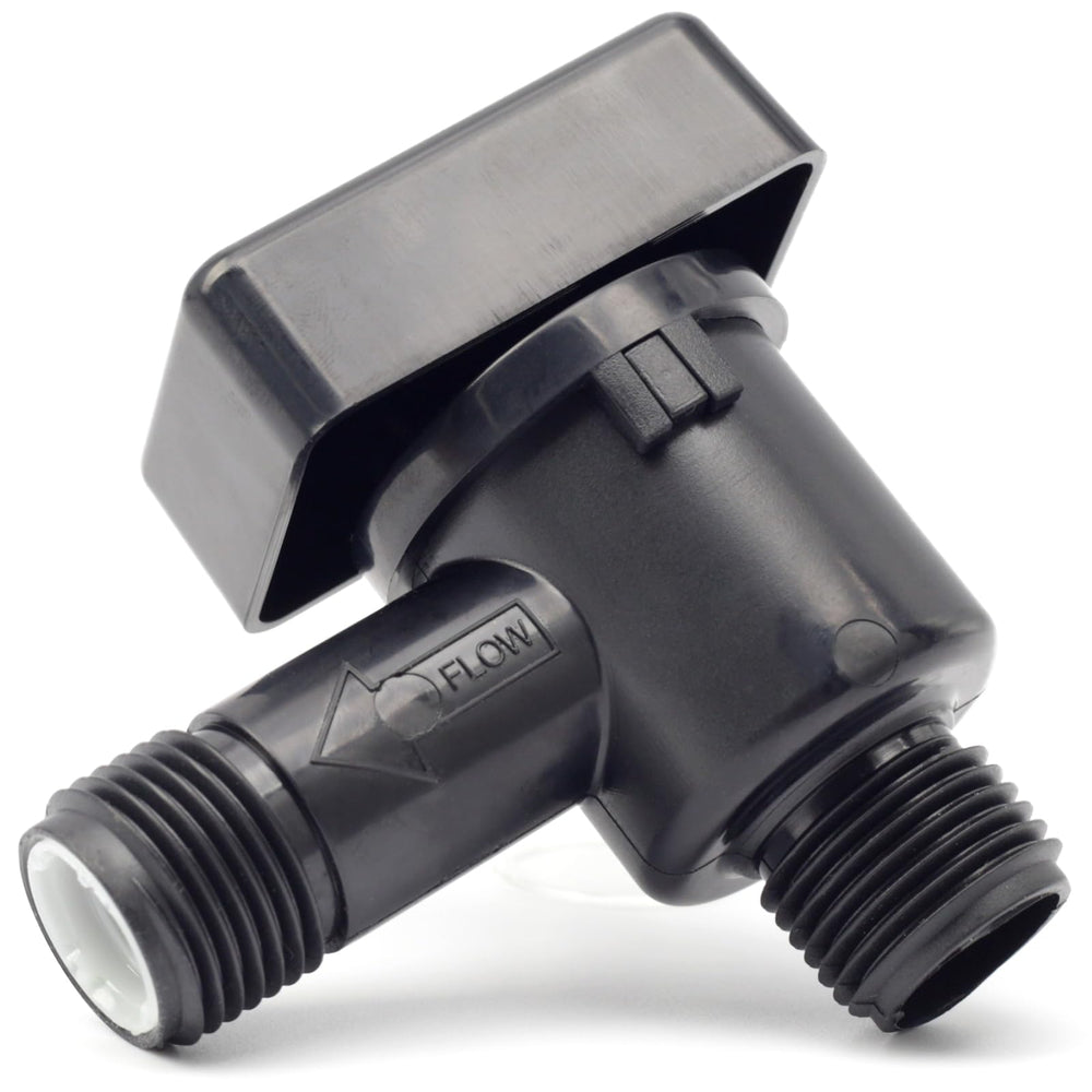 Lisnhlin RV vacuum breaker check valve front view showing compact form for backflow prevention