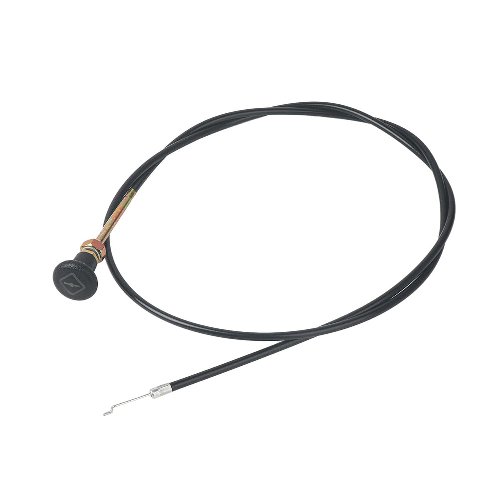LiStarUs choke cable for Bad Boy mower, knob-end view, durable 62-inch replacement.