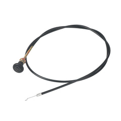LiStarUs choke cable for Bad Boy mower, knob-end view, durable 62-inch replacement.