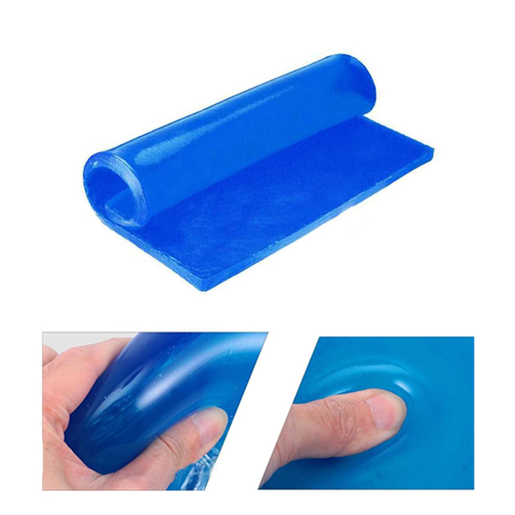 LisylineAuto motorcycle seat gel pad dampens vibration for smoother rides.