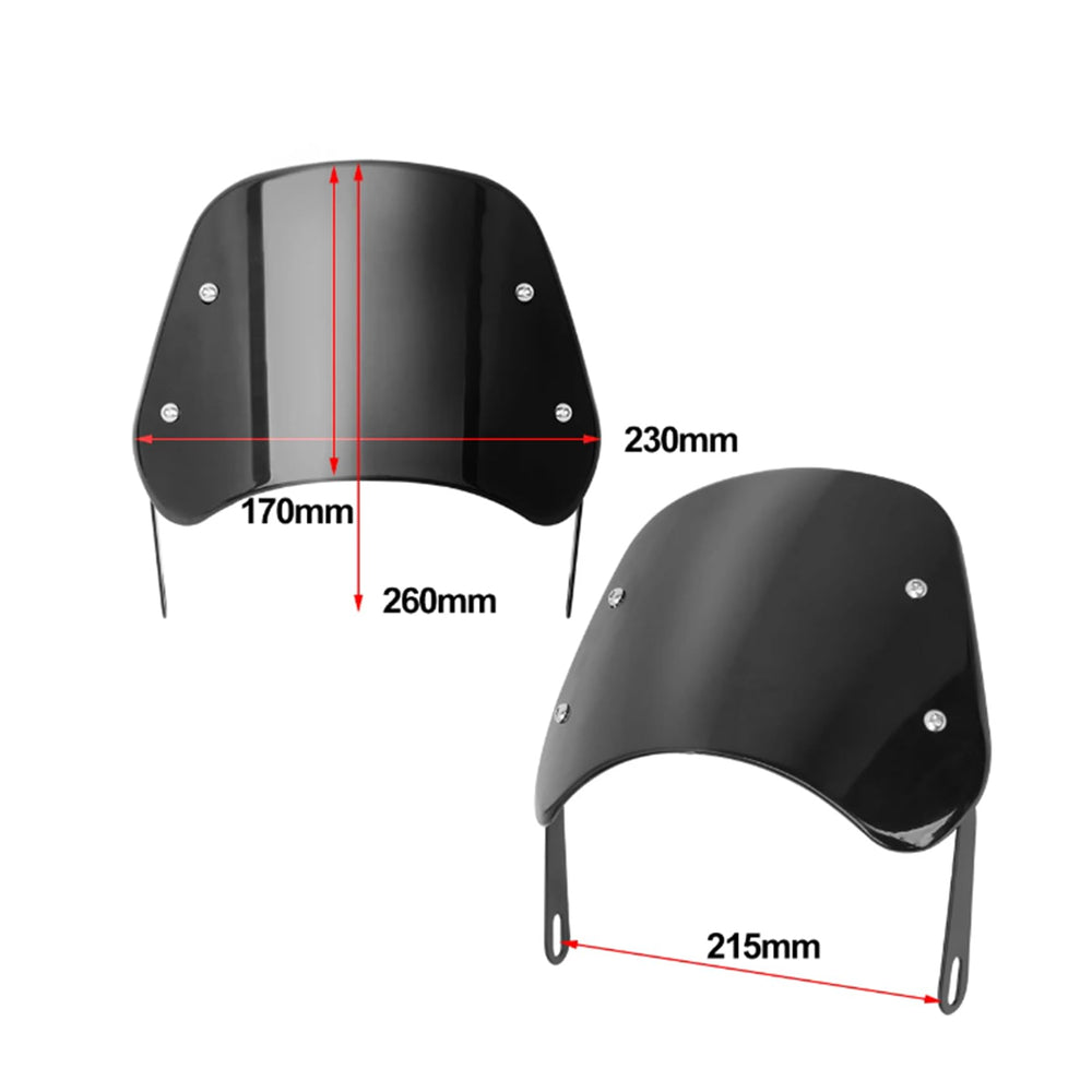 LisylineAuto wind deflector on round headlight in action