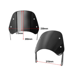 LisylineAuto wind deflector on round headlight in action