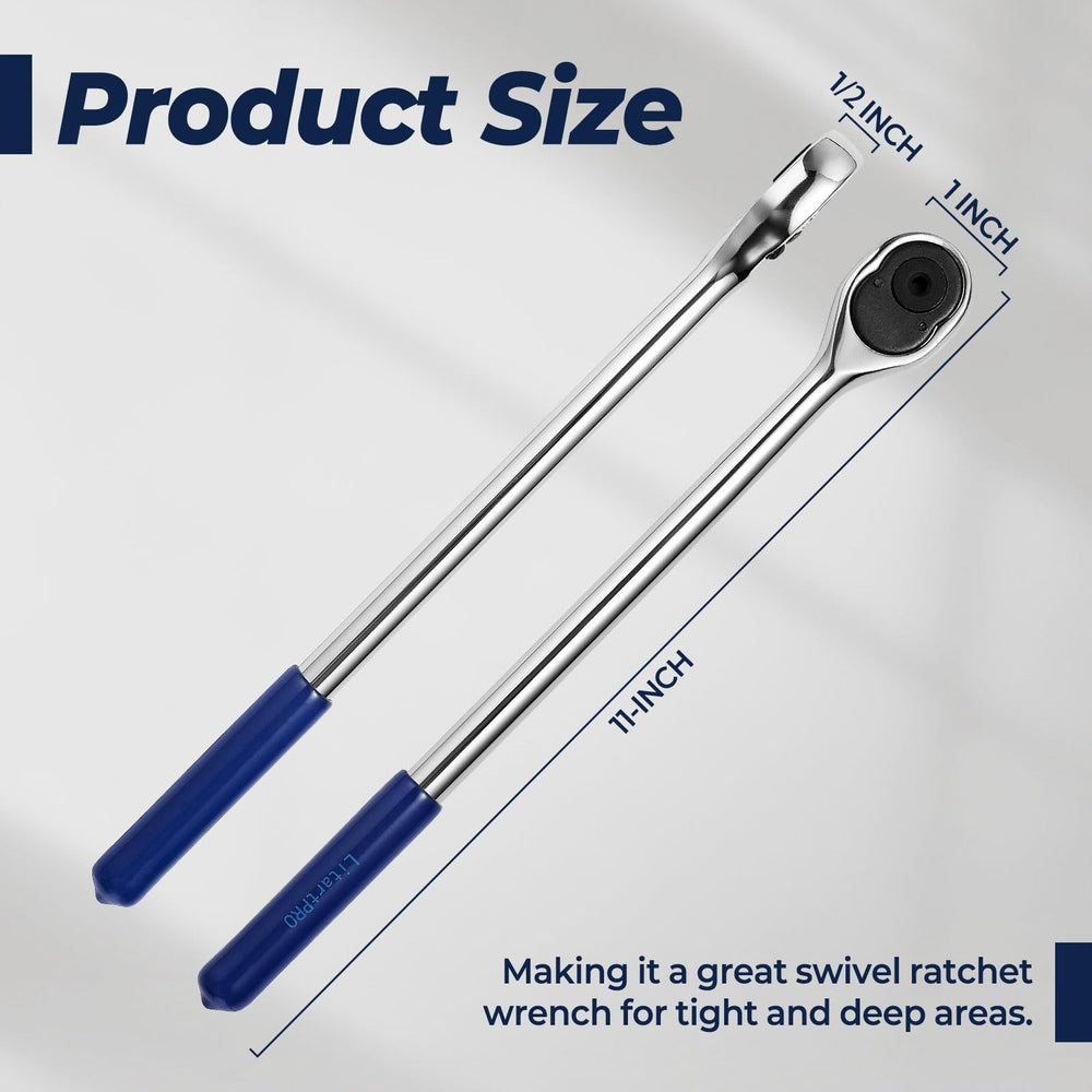 LitartPRO anti-slip handle provides secure grip in oily or wet conditions.