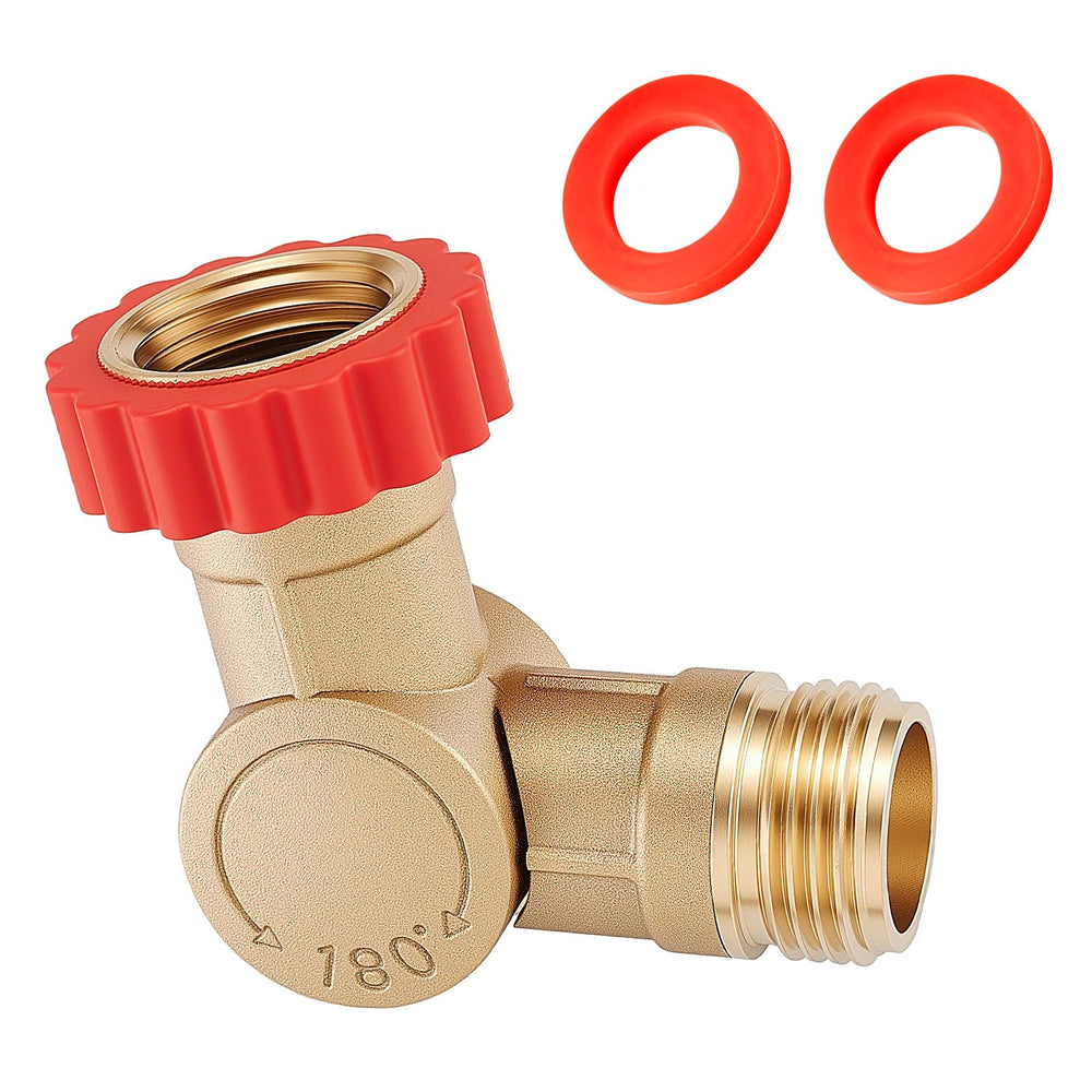 LitartPRO high-flow swivel connector delivers a stronger water stream for RV use.