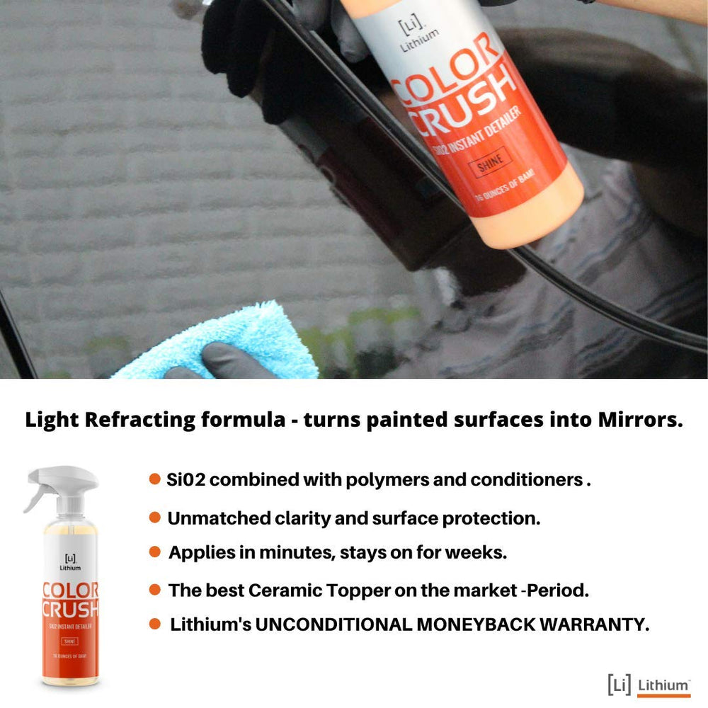 Lithium Auto Elixirs Color Crush spray mist delivering quick, uniform coverage