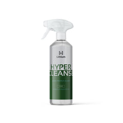 Lithium Hyper Cleanse bottle being poured for quick interior refresh