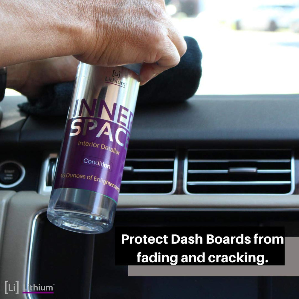 No-residue finish from Lithium Inner Space on treated surfaces.