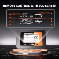 Litime LiTime 2000W inverter four AC outlets for multiple devices