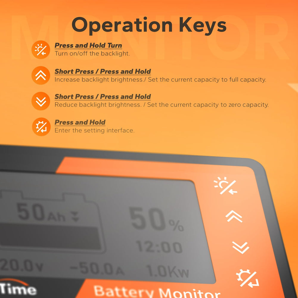 Litime 500A alarm feature flashing with buzzer to indicate low voltage or capacity