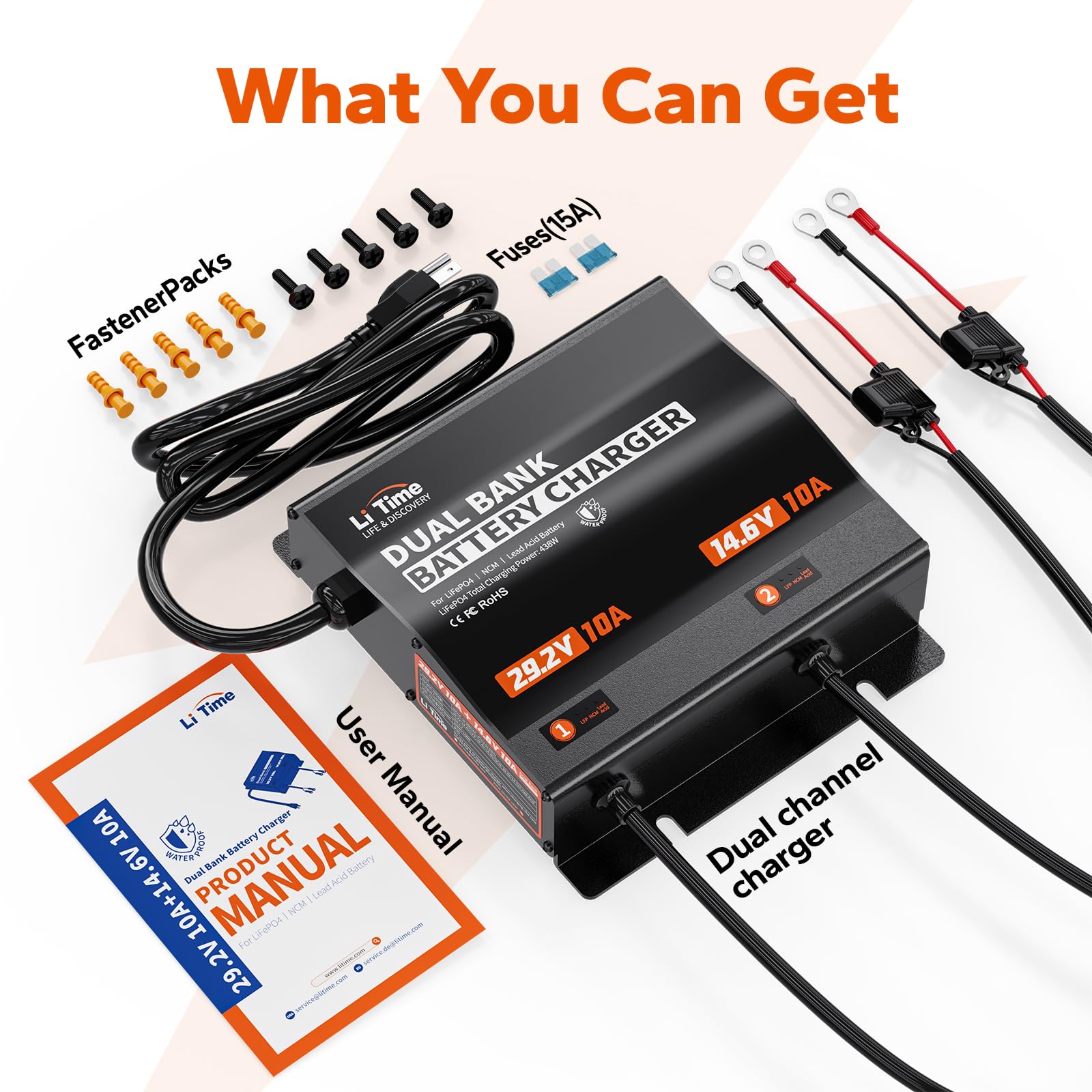 Litime ideal for boats, RVs, trolling motors and backup power setups