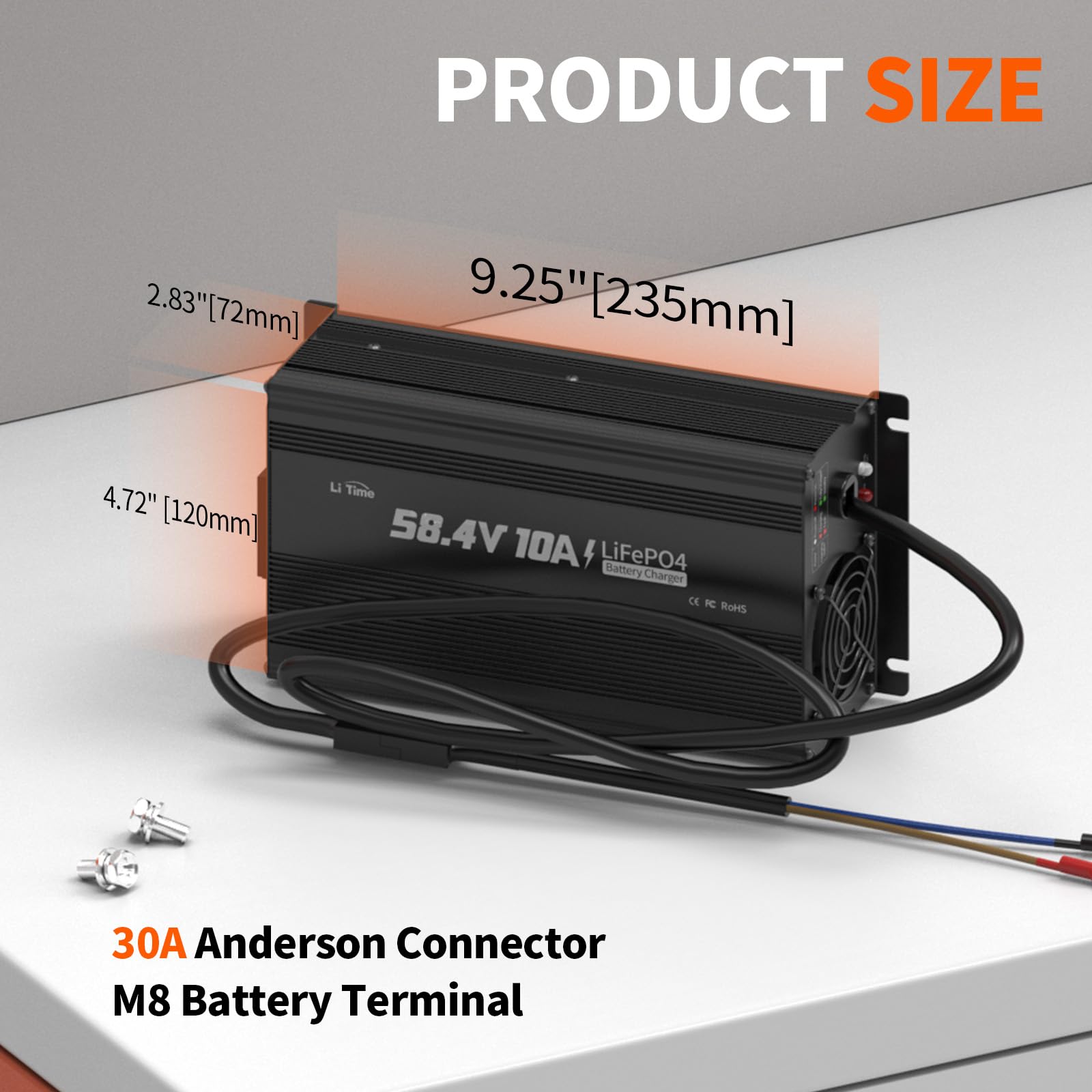 LitTime charger 0V recovery mode demonstrates wake-up for LiFePO4 packs.