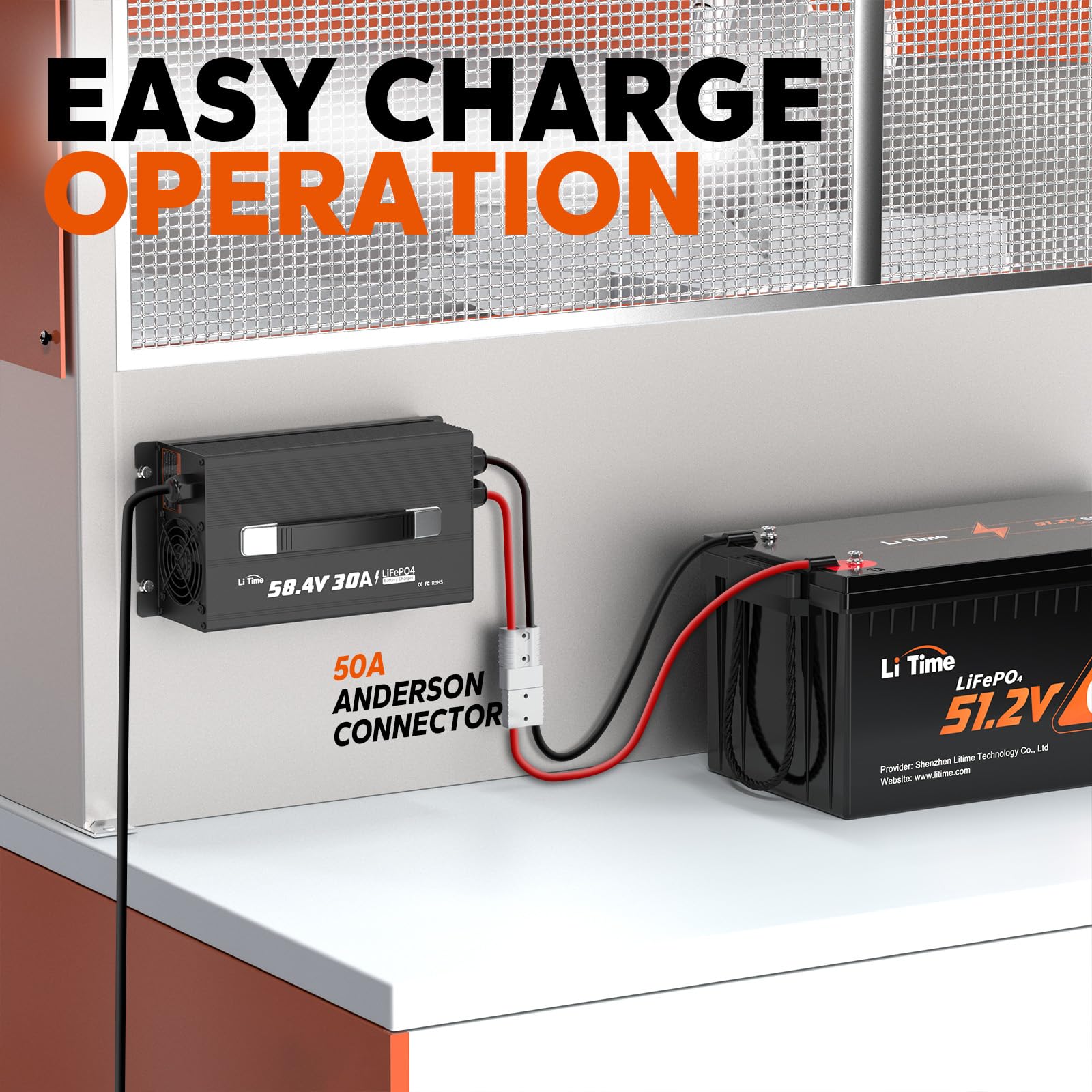Litime protection features guard against overheating and faults