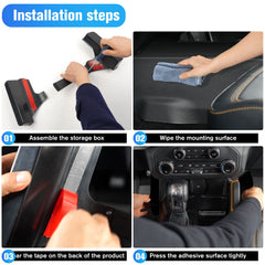 LitMiRaCle easy-install tray fits without glue or drilling in Bronco interior.