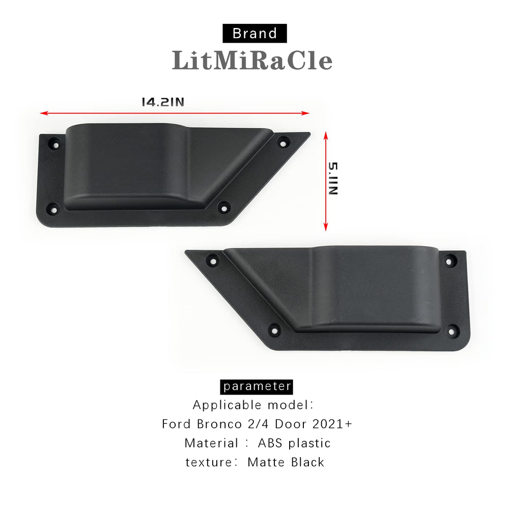 Litmiracle off-road black texture adds rugged interior style.