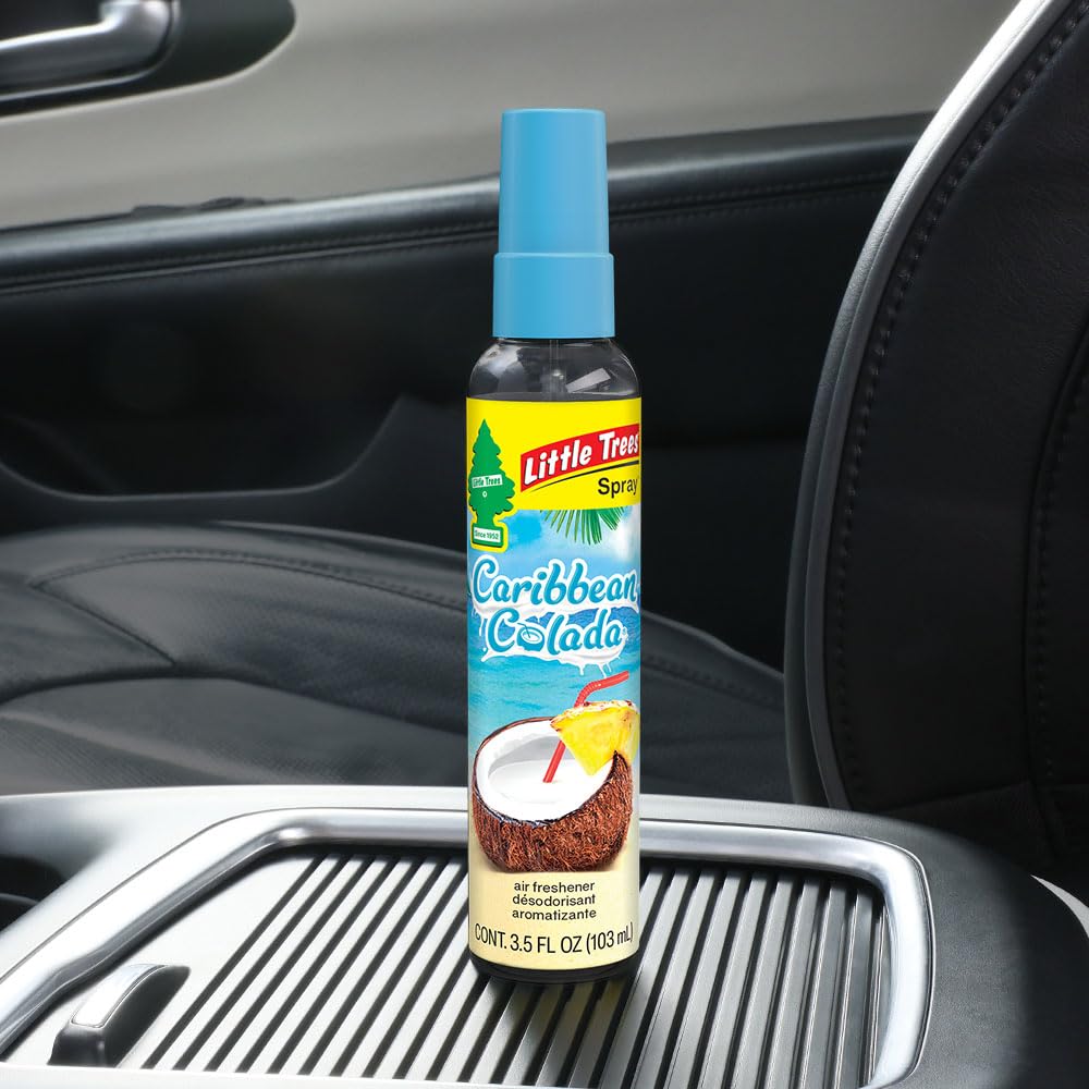 Little Trees Caribbean Colada 3.5oz pack is travel-ready