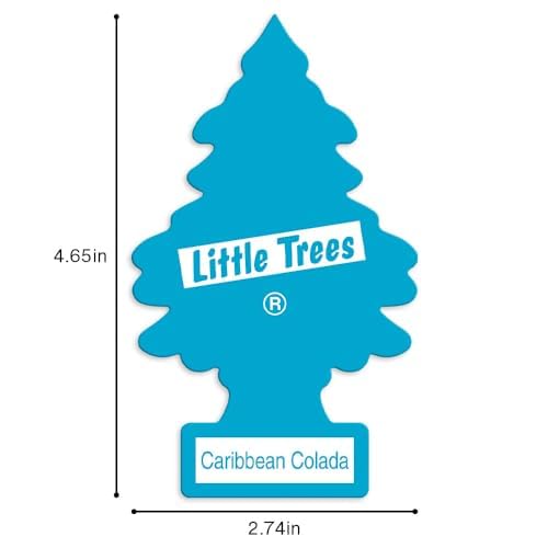 LITTLE TREES Caribbean Colada long-lasting fragrance technology.