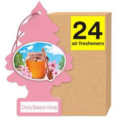 LITTLE TREES Cherry Blossom hanging tree in car interior, delivering long-lasting aroma.