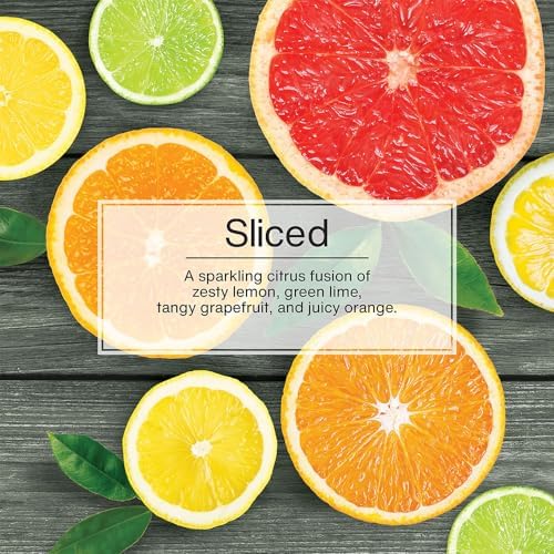 Little Trees citrus fragrance close-up emphasizes zesty lemon and lime notes.