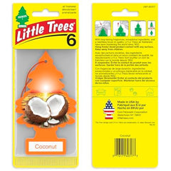 LITTLE TREES Coconut dashboard clip showing steady in-car scent release.