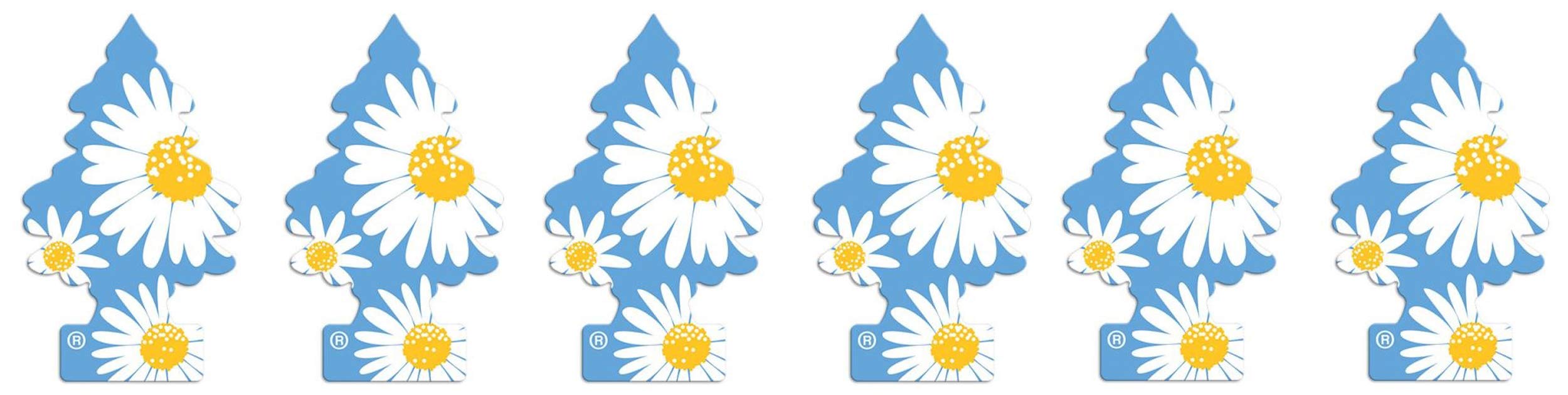 LITTLE TREES Daisy Fields in-car setup highlighting consistent release without airflow.
