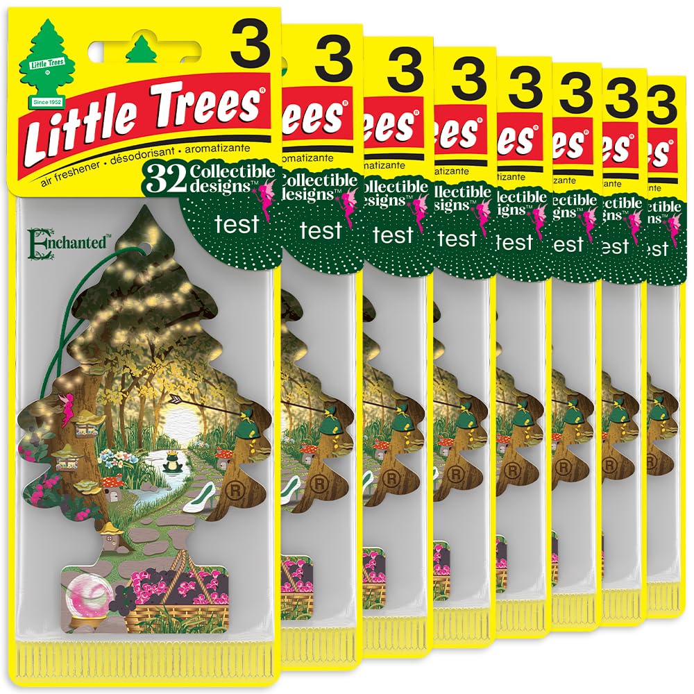LITTLE TREES Enchanted hanging tree in car for a fresh auto interior.