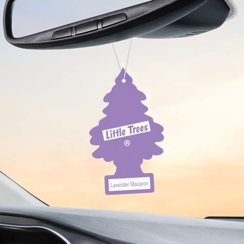Little Trees Lavender Macaron garage scent keeps rooms feeling fresh.