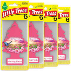 LITTLE TREES Morning Fresh hanging tree for car scent that lasts.