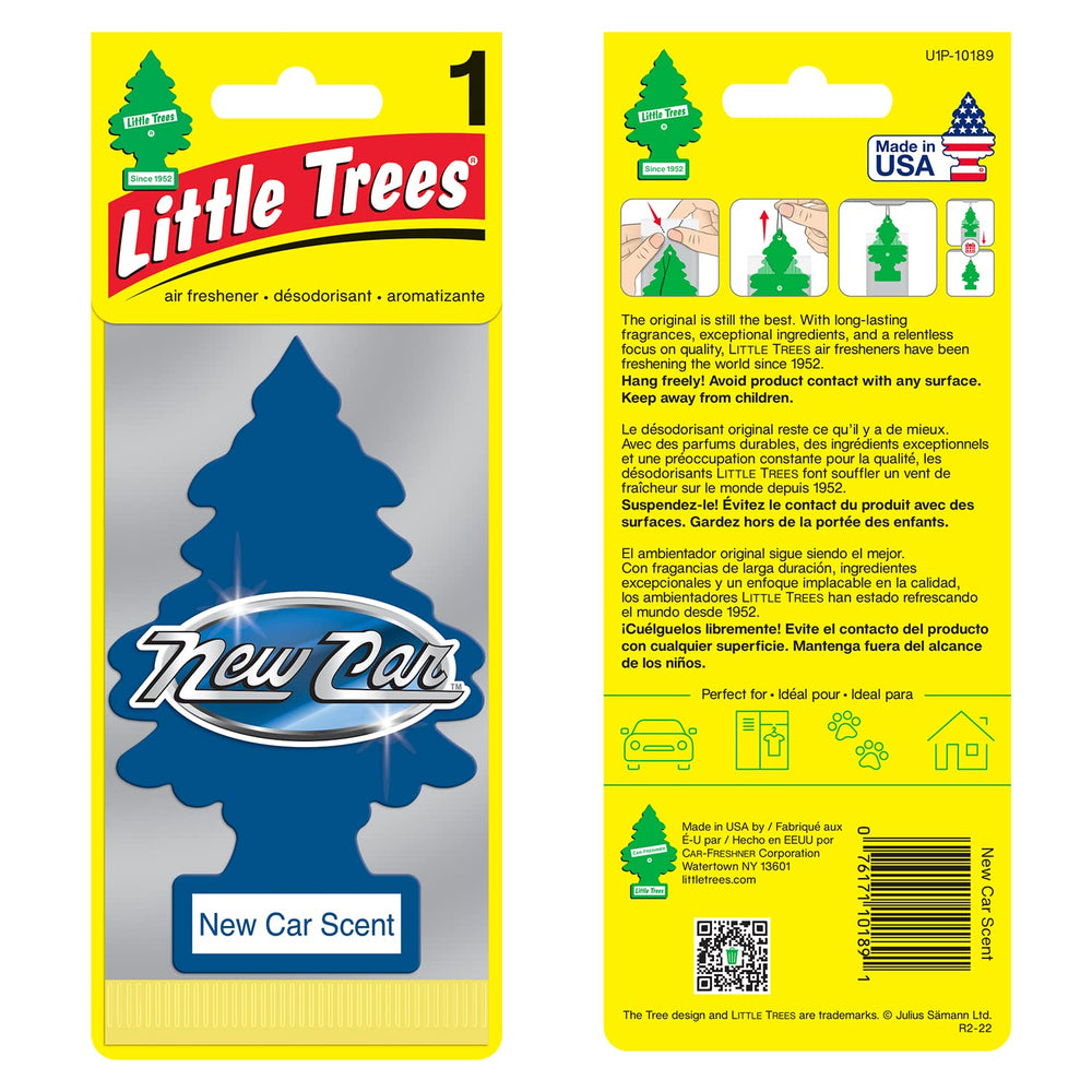 Little Trees one per package air freshener displayed for simple, tidy scent deployment.