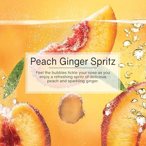Peach Ginger Spritz fragrance notes from Little Trees create a bright scent