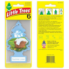 Little Trees Summer Linen car vent focus delivers a refreshing cabin scent on the go.
