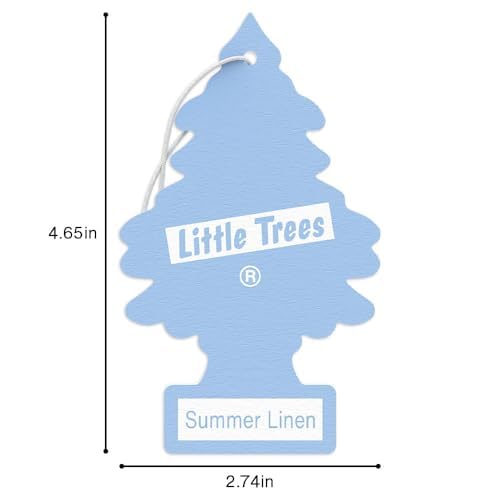 Little Trees Summer Linen laundry room use helps fabrics smell clean between washes.