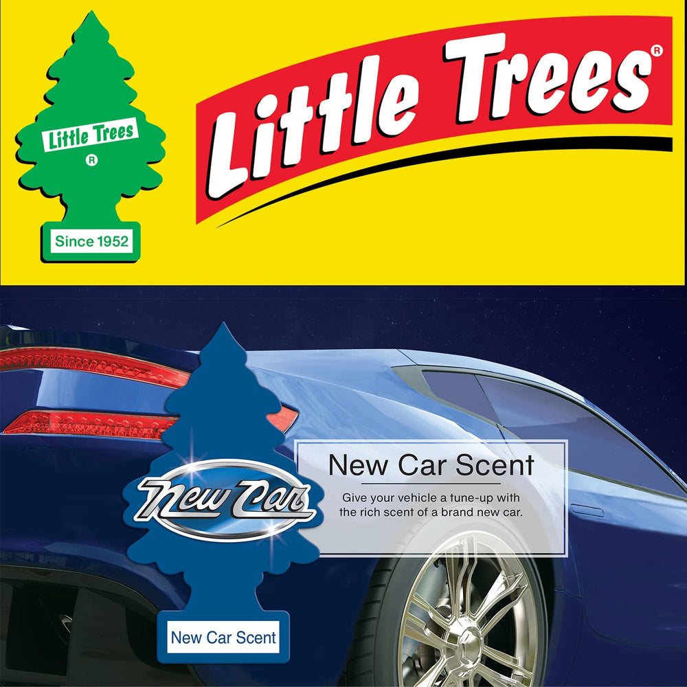 Little Trees world-famous quality logo visible, signaling reliable scent for your car.