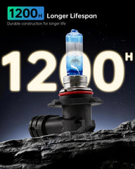 littlelucky 9005 HB3 blue zone coating enhances brightness and heat protection.