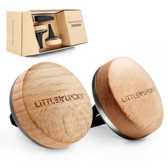 Littlelucky beech wood vent clip on car vent for lasting fragrance