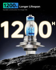 littlelucky H7 with blue zone coating reduces yellow tint for sharper beam