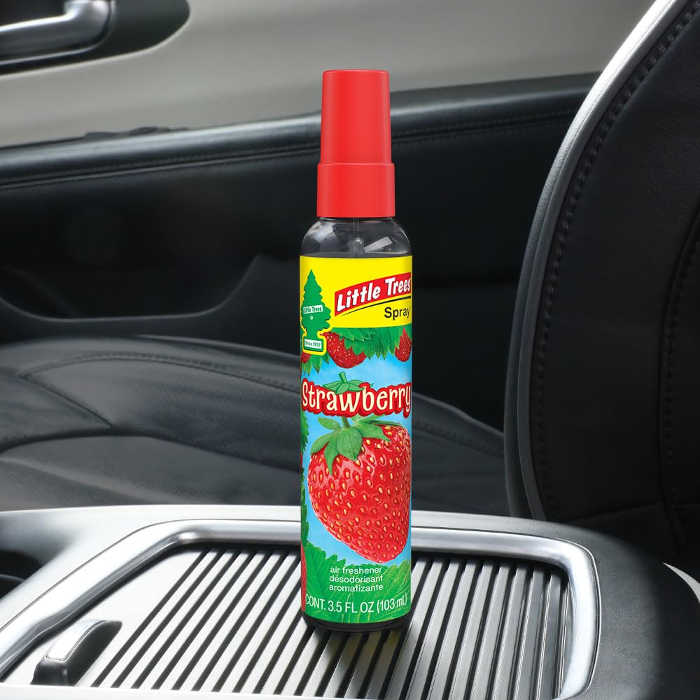 Little Trees packaging offers clear visibility to monitor scent levels.