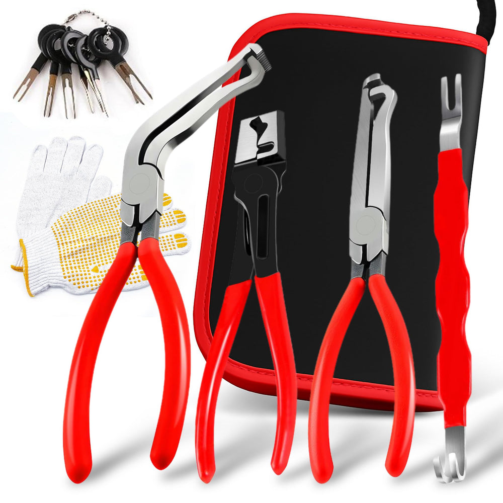 Liucocotos disconnect pliers set stored in a rugged storage box for easy transport.