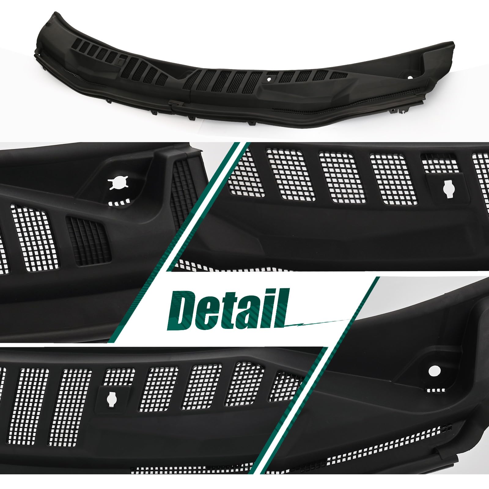 LIULANGXY front windshield cowl panel fits Ford F-Series Super Duty for a clean look