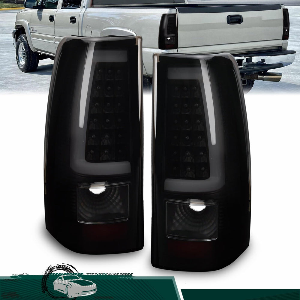 LIULANGXY tail light pair driver-side for Silverado: improved nighttime braking visibility.