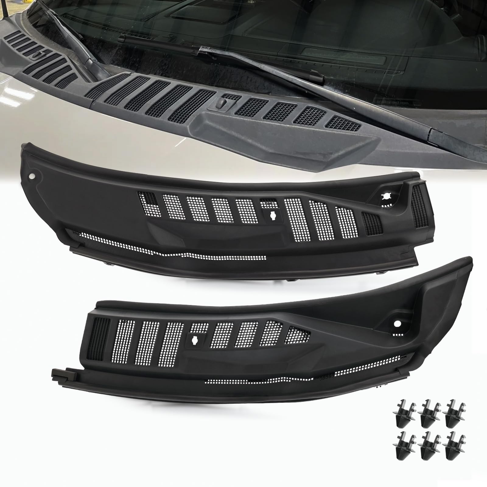 LIULANGXY wiper cowl cover left side protects engine bay and maintains fit