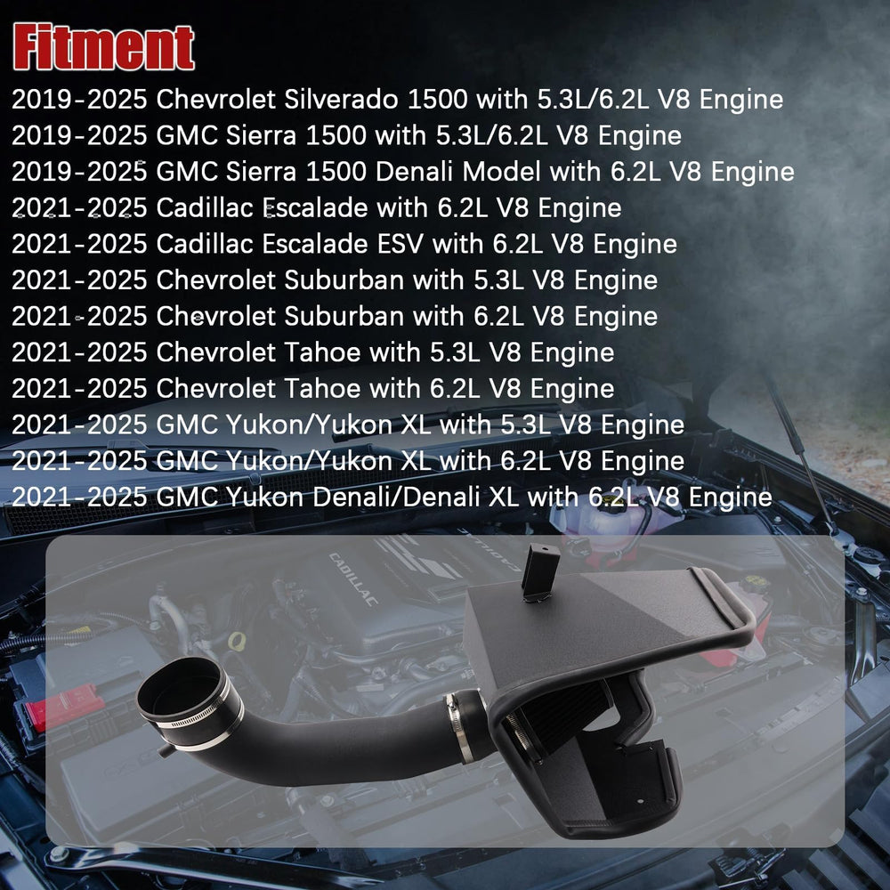 LIUWEIRACING cold air intake Suburban enhances airflow for smoother power delivery