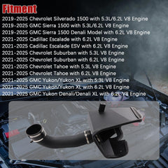 LIUWEIRACING cold air intake Suburban enhances airflow for smoother power delivery