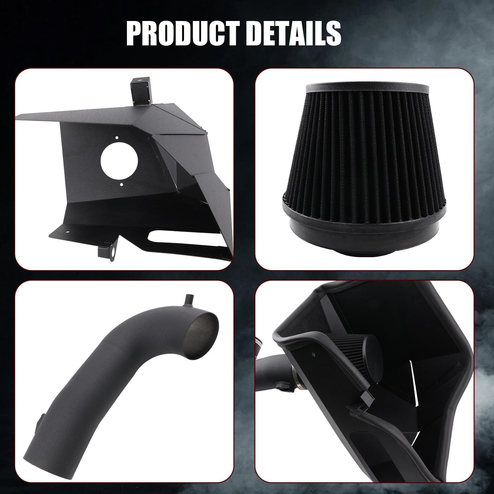LIUWEIRACING cold air intake Yukon strengthens mid range torque with optimized air path