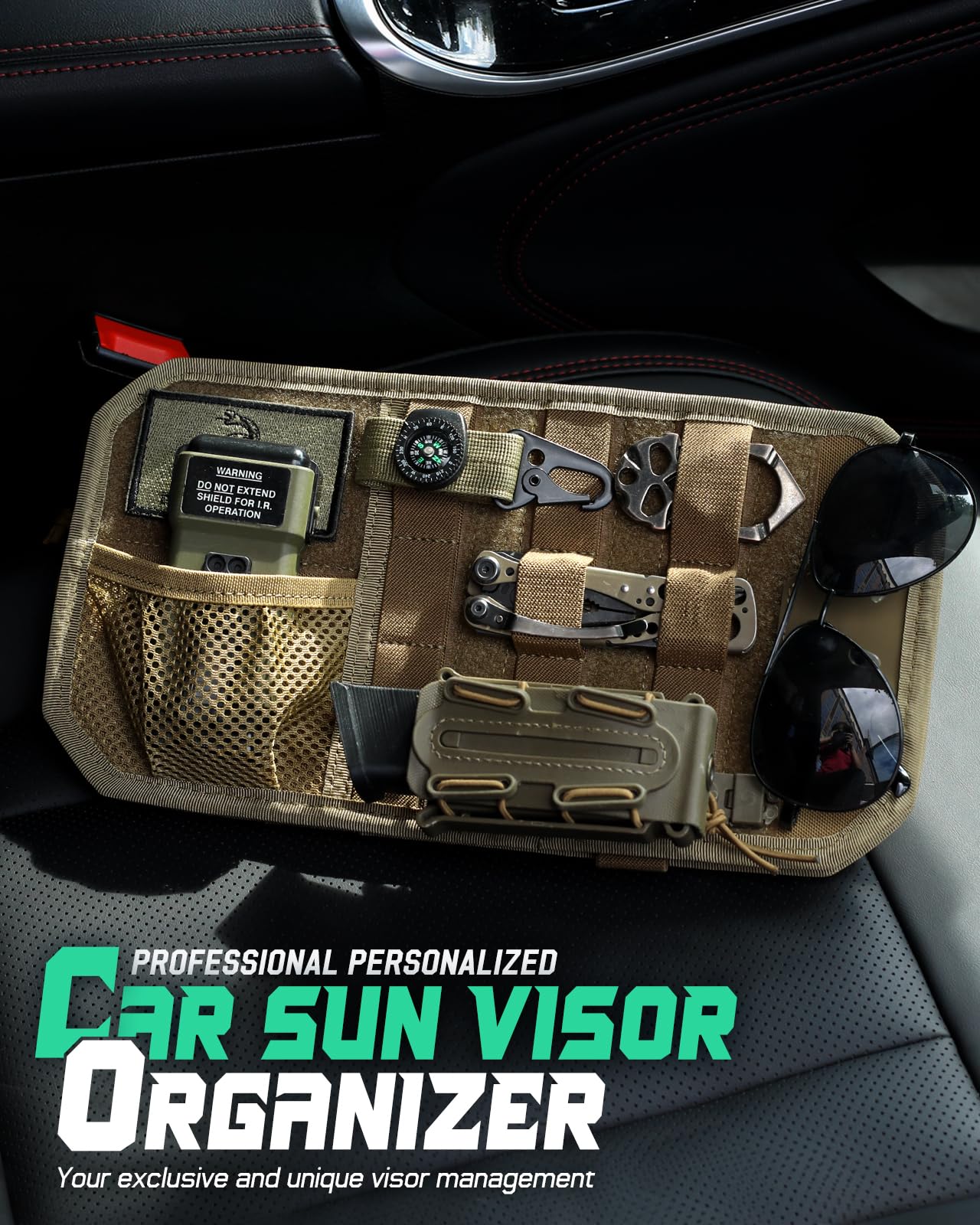 LIVANS daily essentials car organization helps reduce cabin clutter.