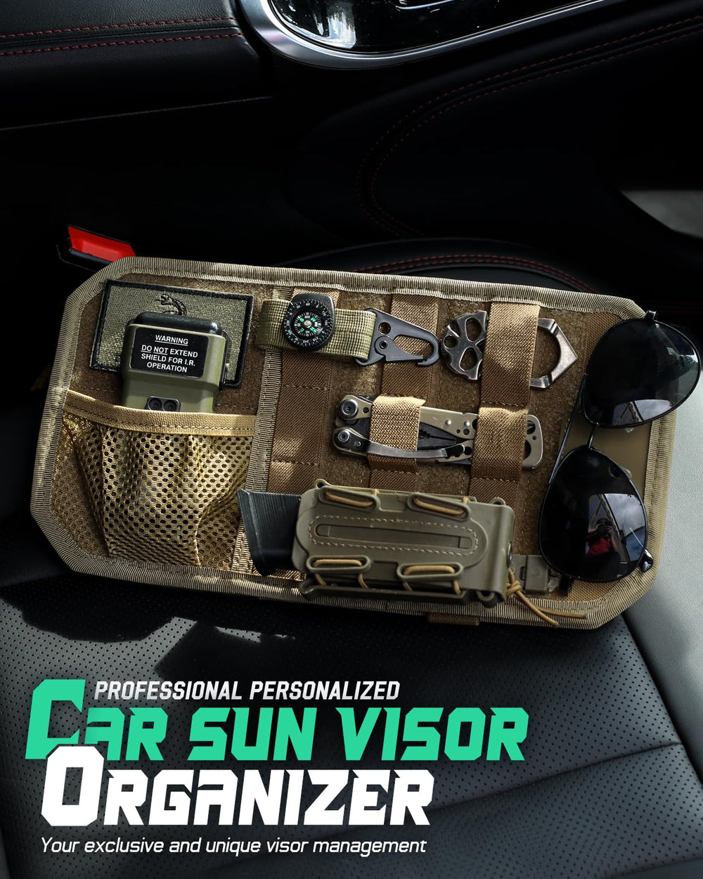 LIVANS daily essentials car organization helps reduce cabin clutter.