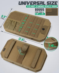 LIVANS semi-rigid MOLLE panel showing sturdy structure that resists sag under load.