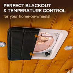 Living in a Bubble strong magnets secure the cover during travel and windy days.