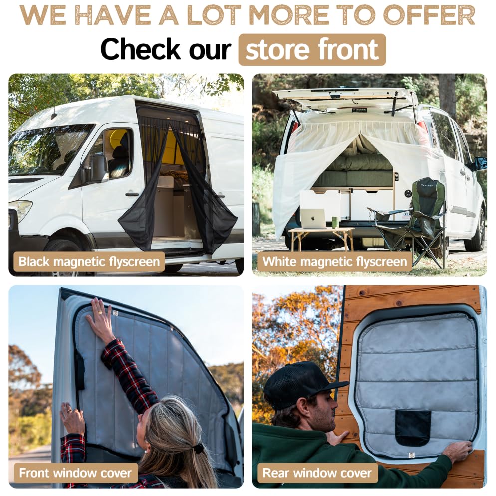 Living in a Bubble magnet-secured cover stays put during adventurous RV trips.
