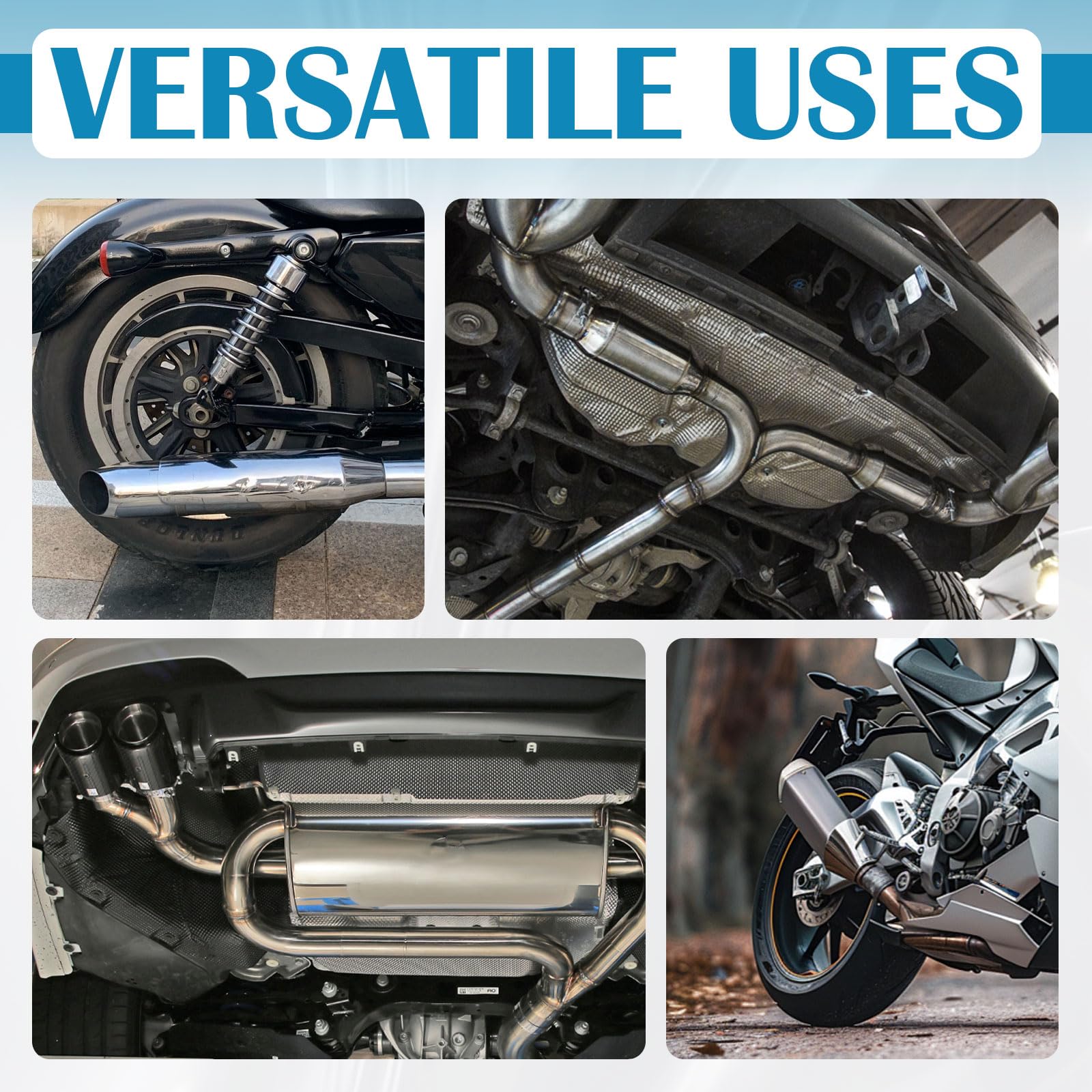 Designed for compatibility with common modified exhaust setups