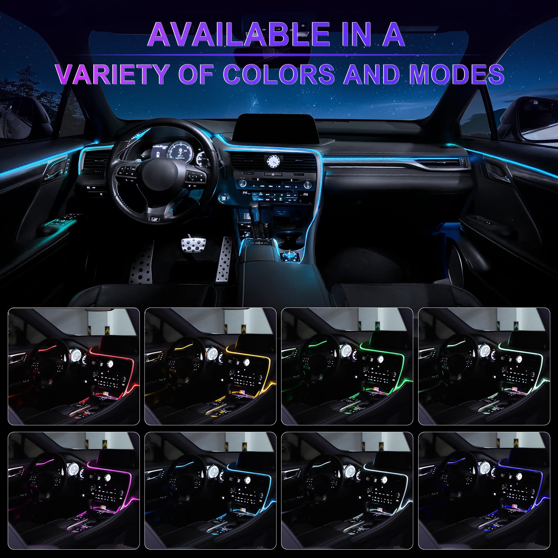 LivTee 6-in-1 kit ready for easy installation and ambiance customization.